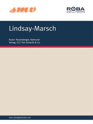 cover image of Lindsay-Marsch